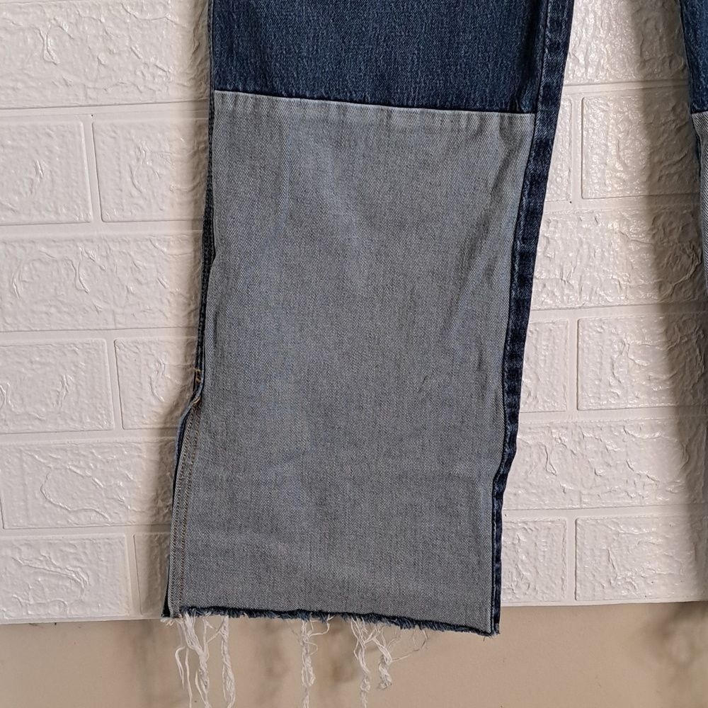 Cello HIGH RISE STRAIGHT LEG PATCHWORK JEANS 13 - Picture 9 of 14